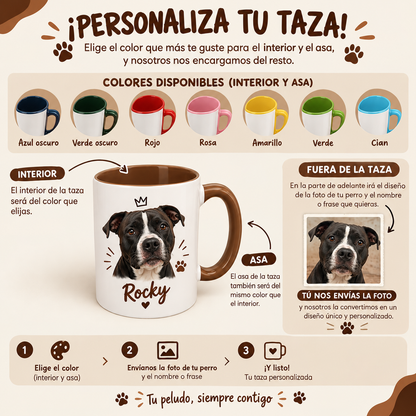🐾 Taza Personalizada con la Foto de tu Perro