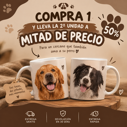 🐾 Taza Personalizada con la Foto de tu Perro